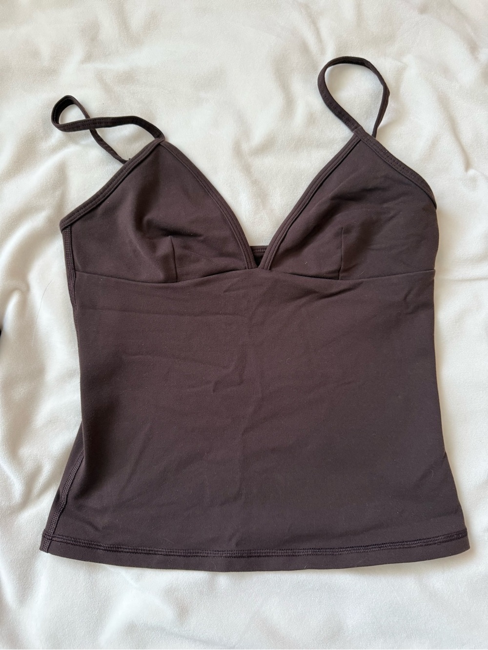 Aritzia LIFE Vibrant Tank & LIFE Atmosphere 26” Leggings Set Rich Mocha Brown - Picture 3 of 7